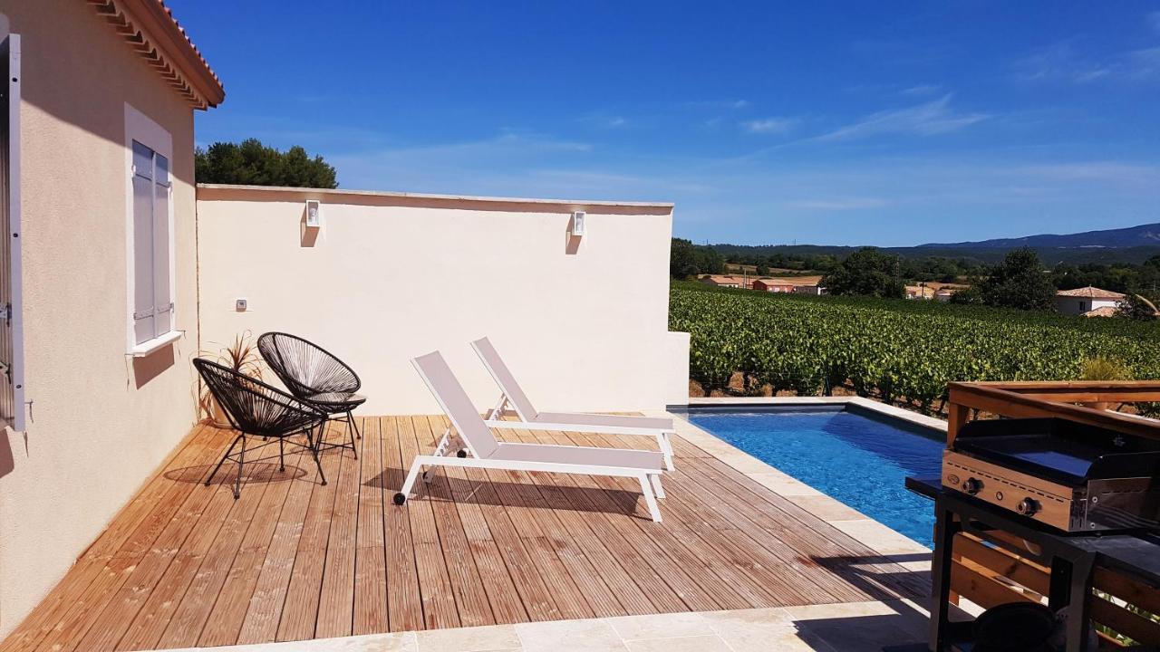 Charmante villa dans un village paisible aux portes d'Uzès et des Cévennes Saint-Hippolyte-de-Caton Exterior foto