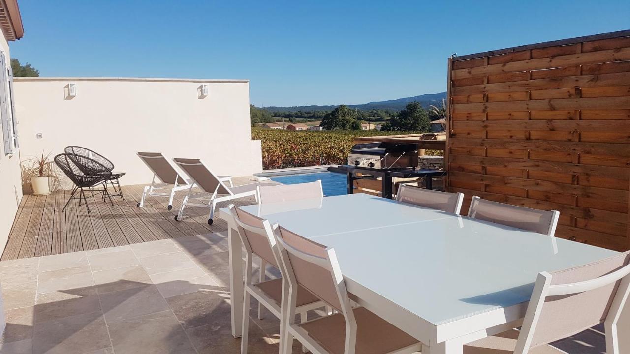 Charmante villa dans un village paisible aux portes d'Uzès et des Cévennes Saint-Hippolyte-de-Caton Exterior foto