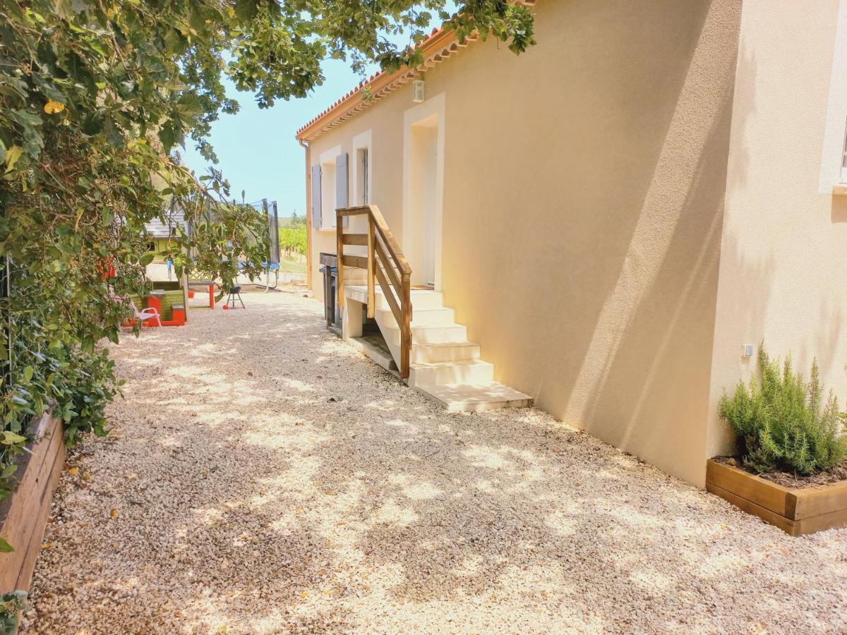 Charmante villa dans un village paisible aux portes d'Uzès et des Cévennes Saint-Hippolyte-de-Caton Exterior foto