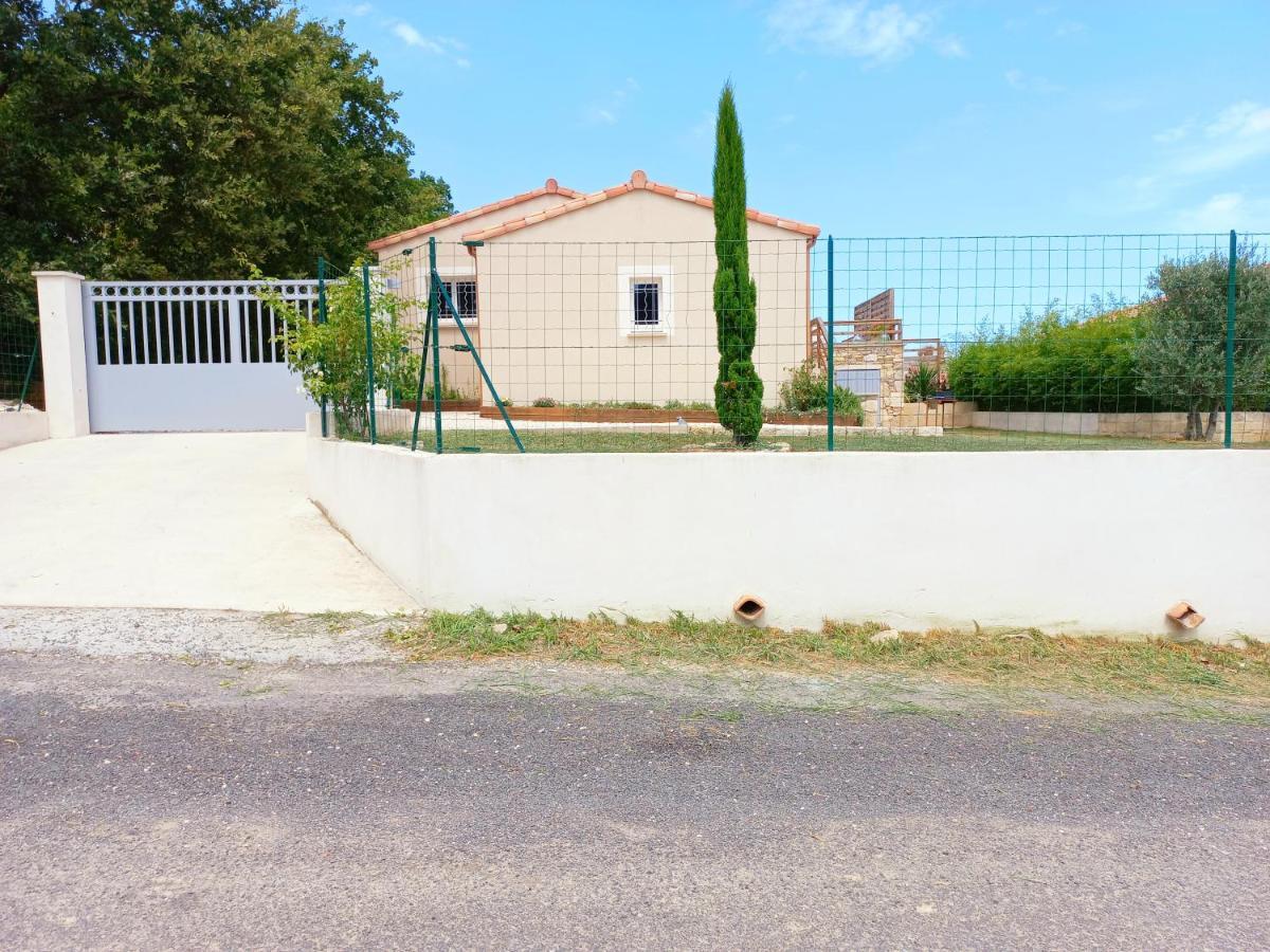 Charmante villa dans un village paisible aux portes d'Uzès et des Cévennes Saint-Hippolyte-de-Caton Exterior foto