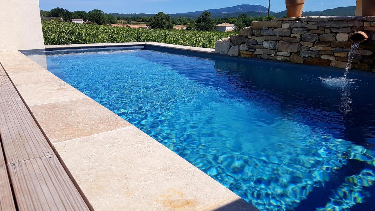 Charmante villa dans un village paisible aux portes d'Uzès et des Cévennes Saint-Hippolyte-de-Caton Exterior foto